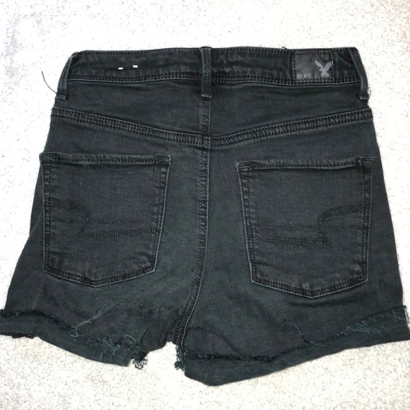 Black jean shorts - Picture 4 of 4